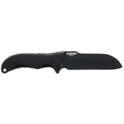 Nůž Schrade Bedrock Sheepsfoot Fixed Blade Kvalitní nůž Schrade Bedrock Sheepsfoot s pevnou práškovanou čepelí a protiskluzovou pogumovanou rukojetí.